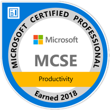 Abzeichen MCSE Productivity